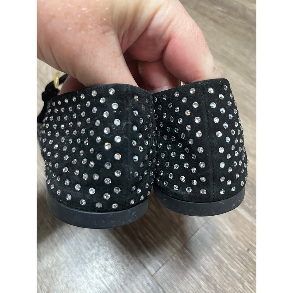 Prada Suede Ballerinas with Crystals Size 37.5 - Picture 13 of 16